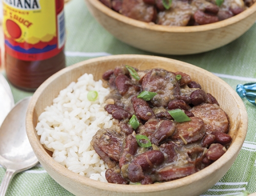redbeans with hot sauce