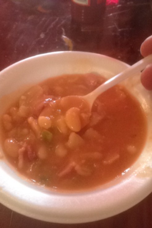 bean and bacon sop