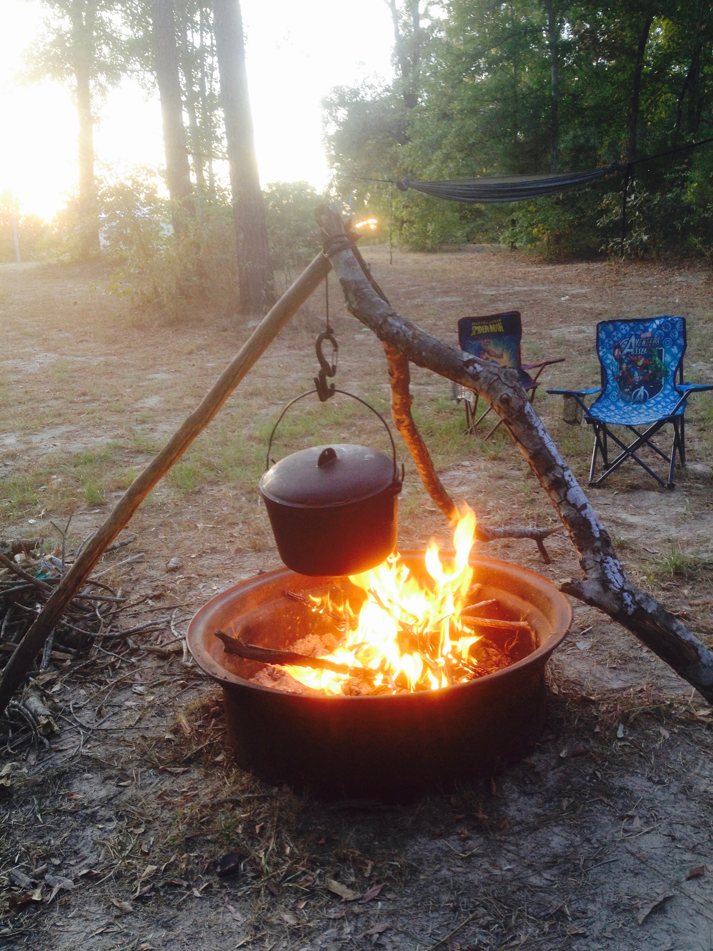tripod fire