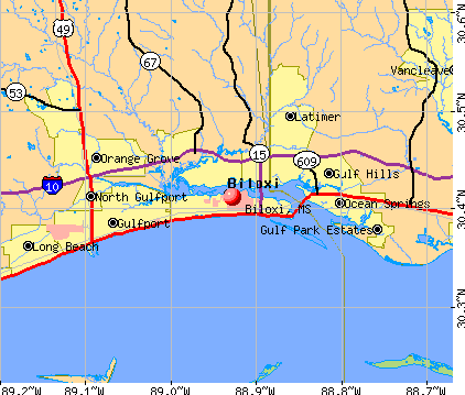 biloxi map